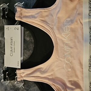 Girls Calvin Klein Brallette 2 pack